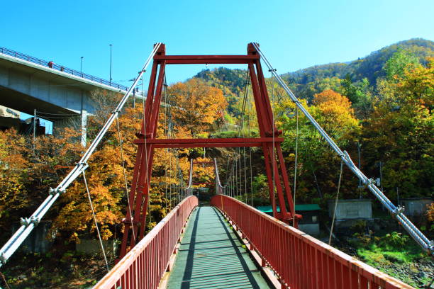 istock Fall scenery of Hokkaido, Sapporo, Jozankei hot spring 1058978126
