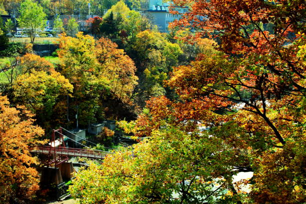 istock Fall scenery of Hokkaido, Sapporo, Jozankei hot spring 1058986320