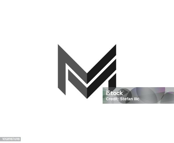 M Icon Stock Illustration - Download Image Now - Letter M, Logo, Icon Symbol