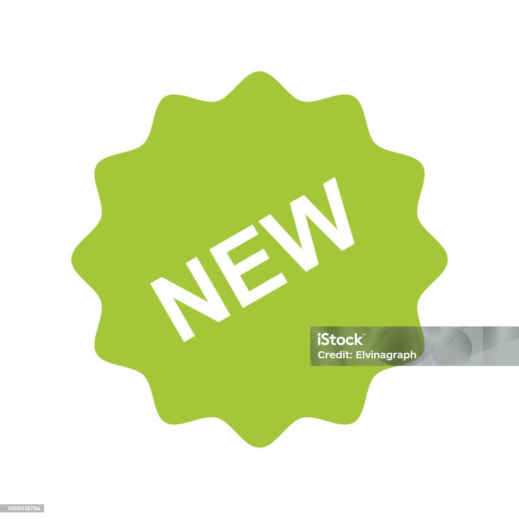 Vector New Label Design New Label Vector Stock Illustration - Download Image Now ...