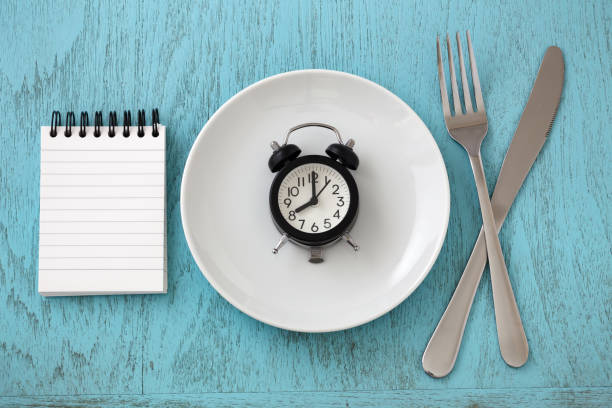 The Top Ten Health Benefits of Fasting: From Weight Loss to Longevity 3 clock on plate with fork and knife