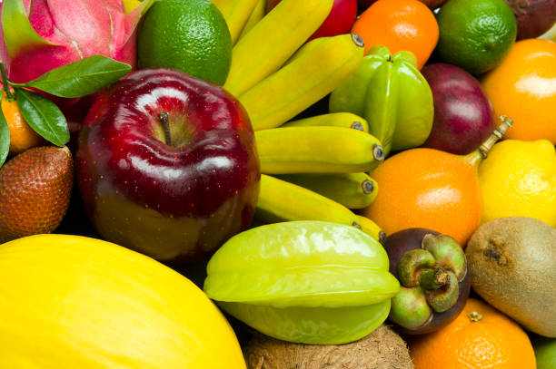 istock Fresh tropical fruits 1059053122