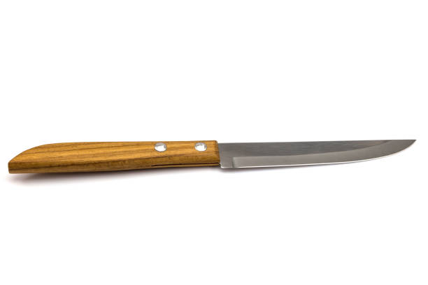 istock knife with wooden handle isolated 1059053568