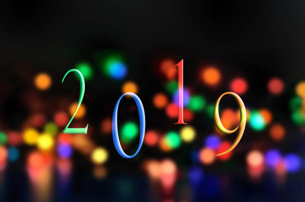 istock 2019 written on blur colorful lights 1059066490