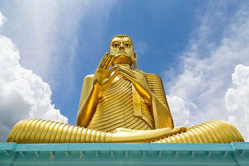 Golden Temple of Dambulla in Sri Lanka