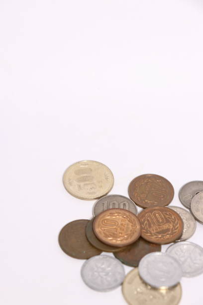 istock Cash on white background. Japanese money (yen) 1059091412