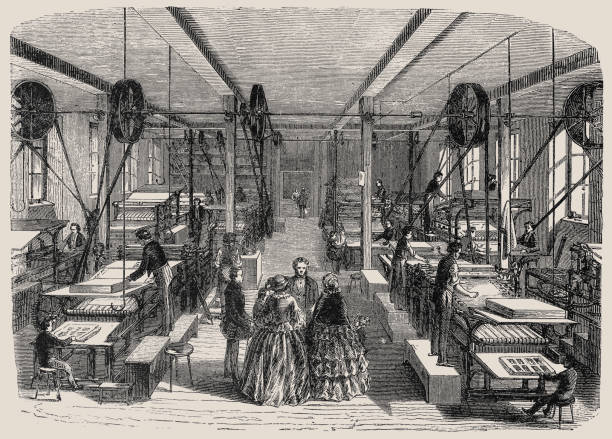 istock Printing room (belt drive) of a publishing house 1059091846