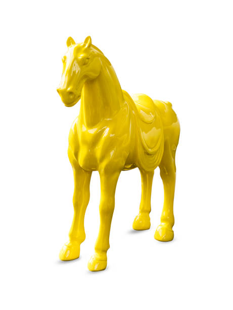 Yellow knick-knack Horse
