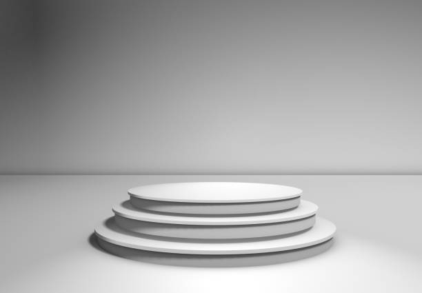 istock 3D of stage. Template for design 1059099354