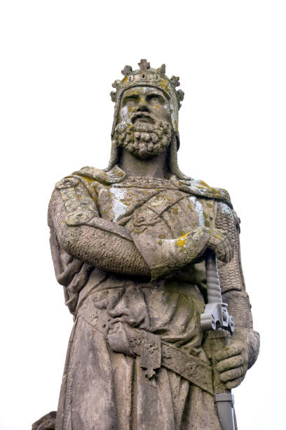 statue von könig robert the bruce von schottland - robert bruce stock-fotos und bilder