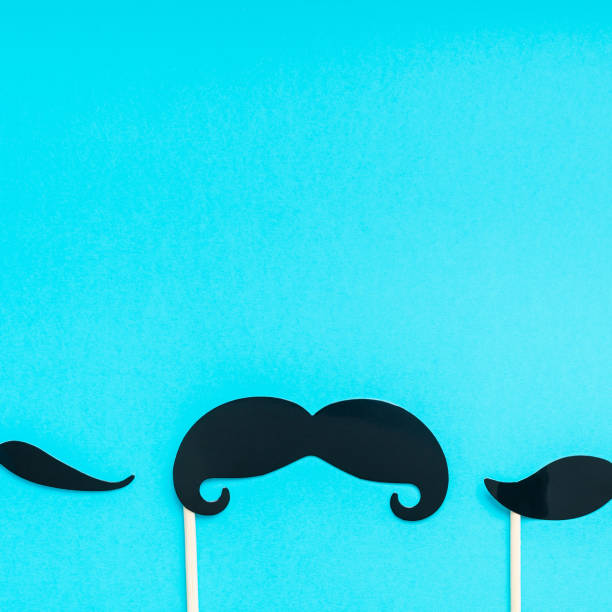 istock Paper moustaches for men fathers dad concept 1059108318