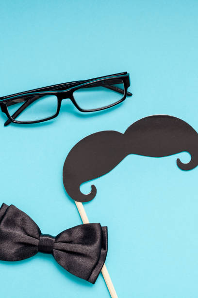 istock Paper moustaches for men fathers dad concept 1059108630