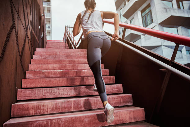 istock Taking the steps to increase her fitness 1059113358