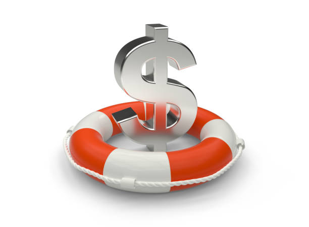 istock Dollar Symbol in Lifebelt 1059115758
