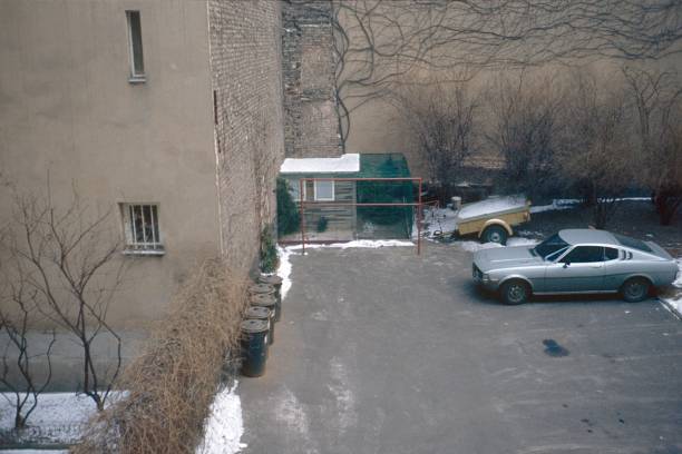 Tenement house backyard in Berlin (West)