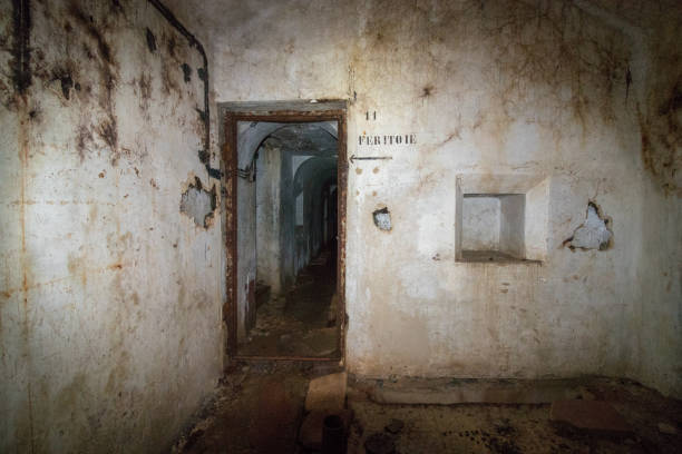 istock sign on the wall in bunker 1059130072