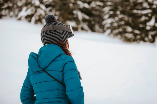 istock Winter walk through the snow mountain 1059131104