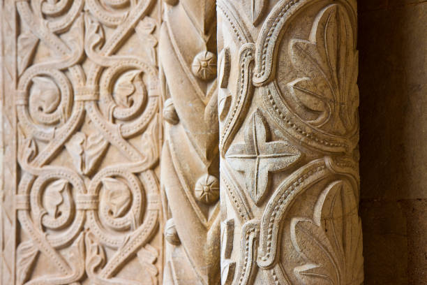 istock Decorations of the medieval Lisbon Dome (Portugal) 1059133882