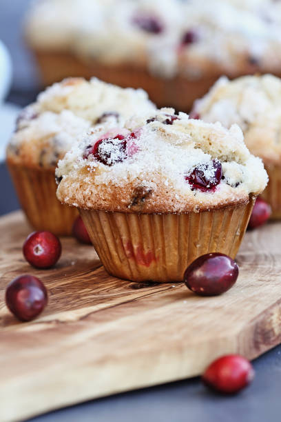istock Cranberry Muffins with lemon sugar topping 1059134368