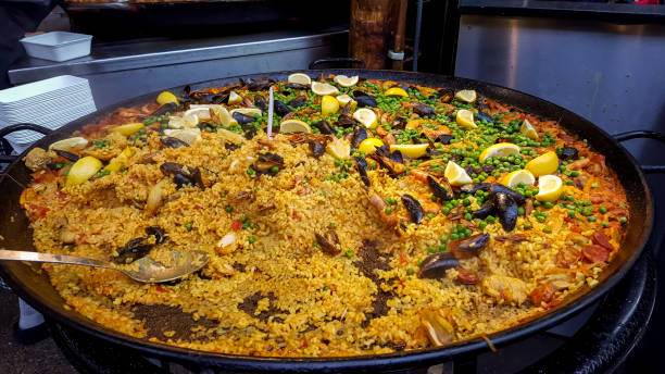 istock A freshly cooked traditional paella ready to be served 1059136906