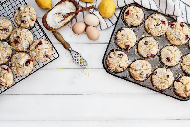 istock Cranberry Muffins with Lemon Zest 1059137188