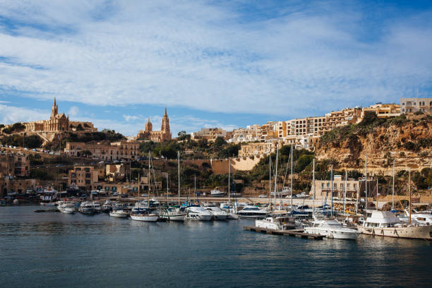 istock Panoramic Bay View of Island Gozo, Malta 1059141422