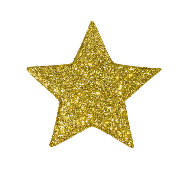 istock Golden star on white background 1059145350