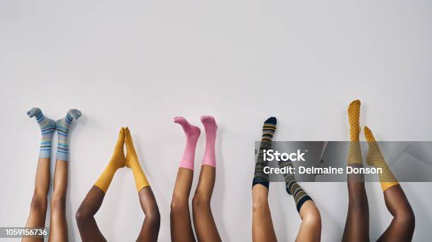 Socks A Fashion Staple Stock Photo - Download Image Now - Sock, Foot, Backgrounds