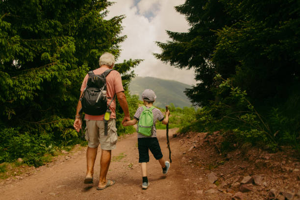 Hiking with my grandpa