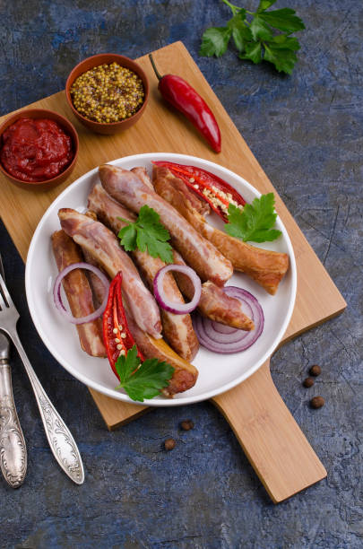 istock Portion of smoked ribs 1059158990