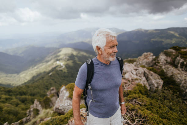 istock Portrait of a senior hiker 1059159634