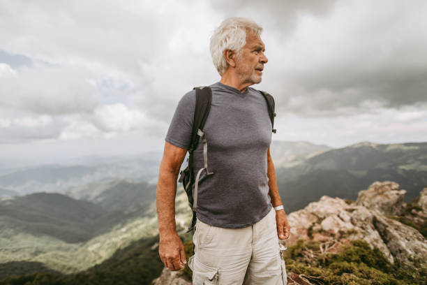 istock Portrait of a senior hiker 1059159636