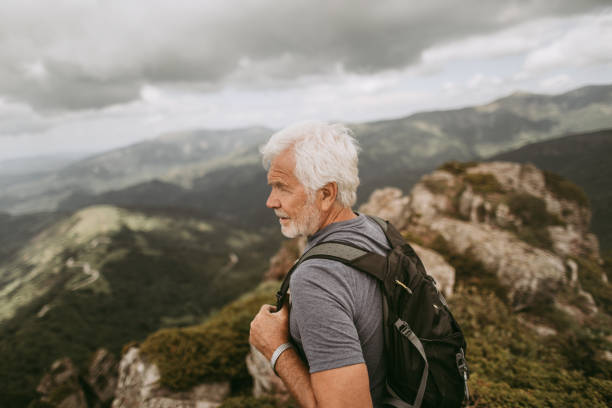 istock Portrait of a senior hiker 1059159972