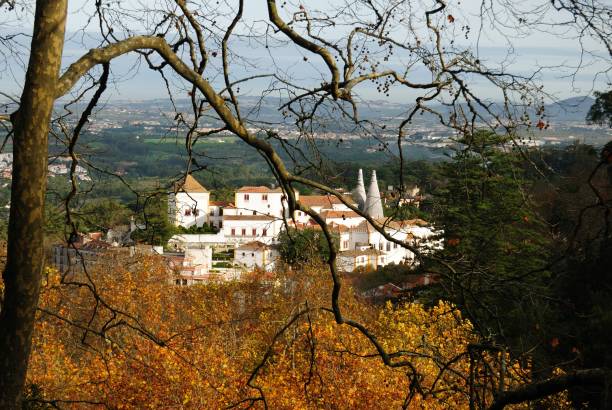 Autumn around Sintra, Portugal stock photo