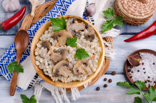 istock Traditional pearl barley porridge 1059163000