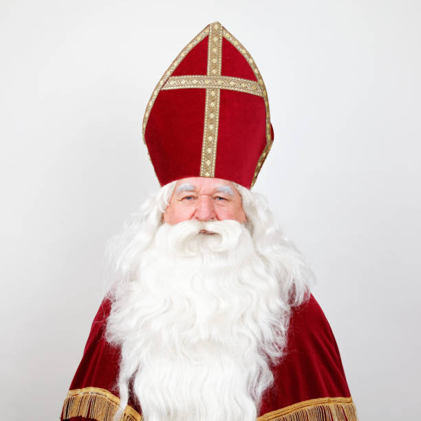 istock Saint Nicholas is smiling looking at you 1059163520