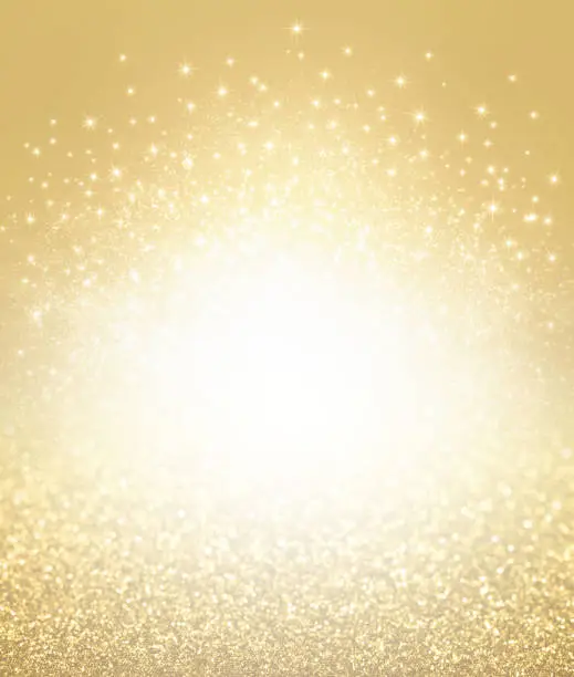 Photo of Glitter gold textured background