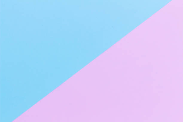 Blue and pink pastel color paper background stock photo
