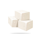 istock Sugar cubes vector isolated 1059221624