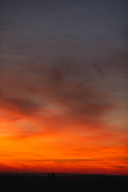 istock Dramatic sunset and sunrise sky. Beautiful and colorful background 1059221684