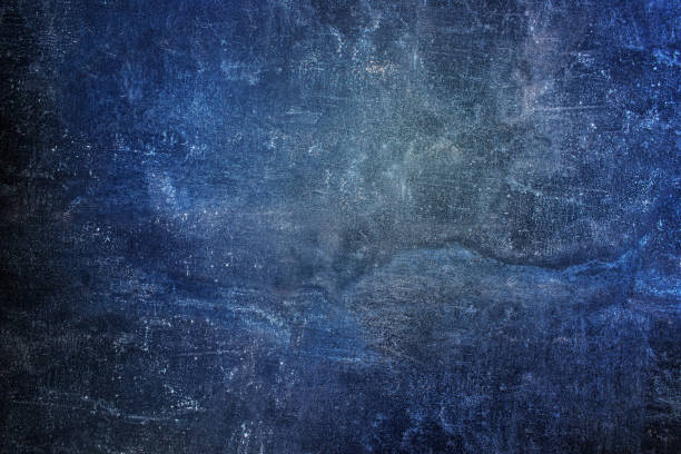 istock Blue, concrete grunge wall background. Old retro vintage cement dirty rough wall texture 1059238214