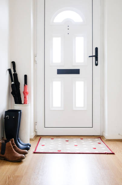 istock Front of a typical English home 1059238498