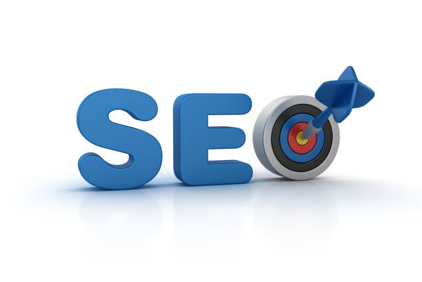 istock SEO 3D Word with Target and Dart - 3D Rendering 1059248316