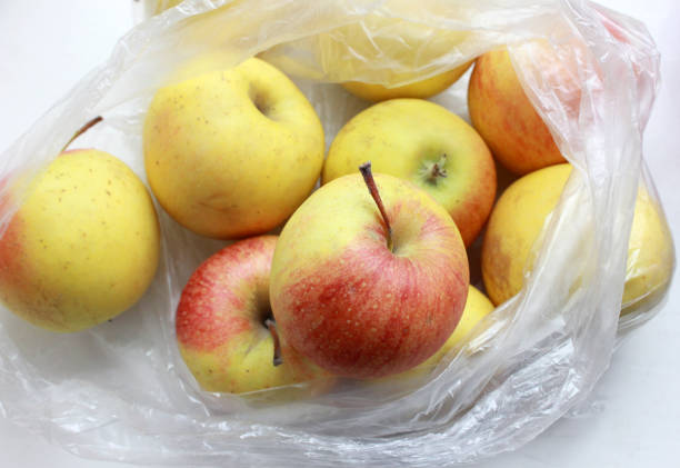 istock Ripe apples in a bag 1059261878