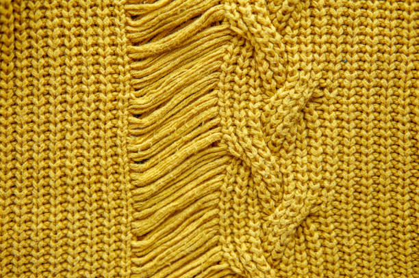 istock Yellow sweater detail background 1059262298