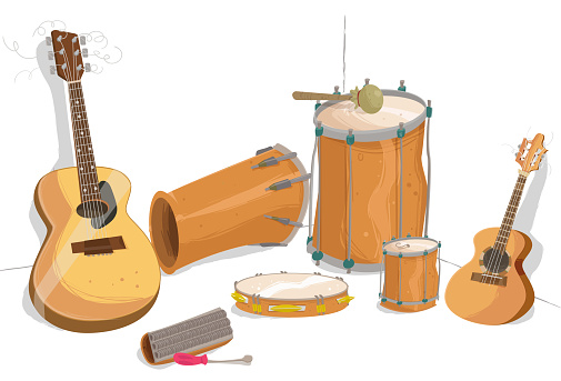 insalubre Útil despensa Ilustración de Los Instrumentos De Samba y más Vectores Libres de Derechos  de Samba brasileña - Samba brasileña, Samba, Músico - iStock