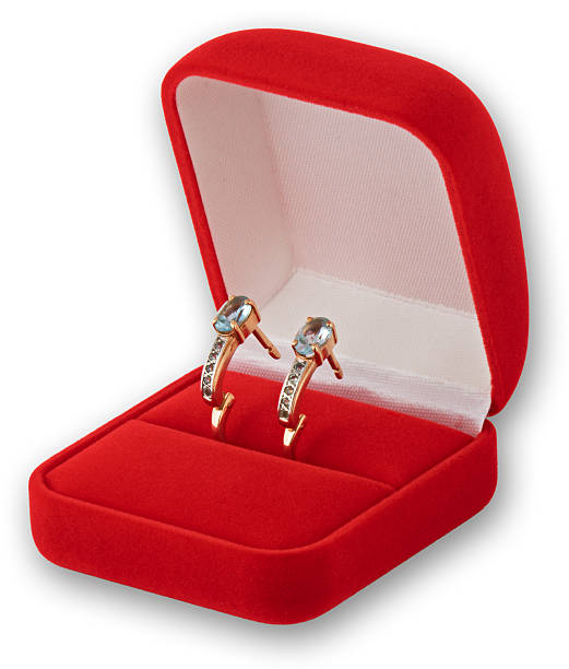 istock Earrings in jewelry box 105927225