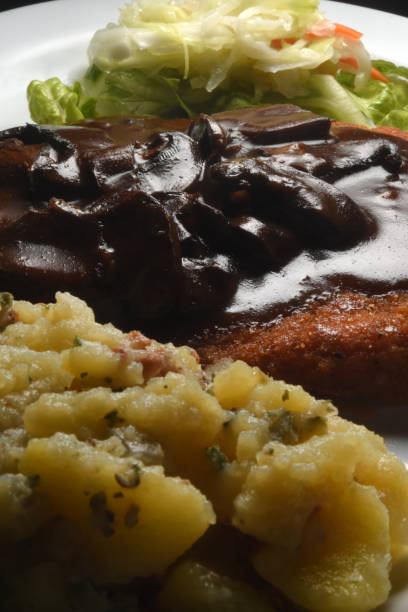 istock Jaegerschnitzel with Potato Salad Vertical 1059273318