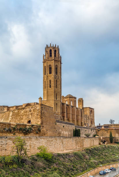 istock Old Cathedral of Lleida, Spain 1059283312