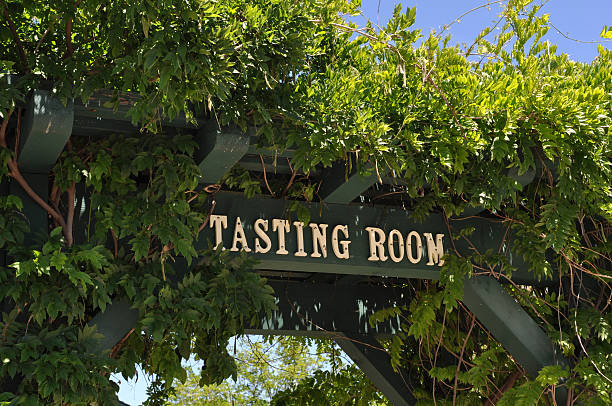 istock Tasting Room Sign at California Winery 105928887